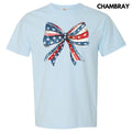 Coquette American Bow Comfort Colors T-Shirt Hoodie, Sweatshirt | GrindPrints.com