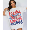 Coquette American Flag Shirt Coquette 4th July Shirt 4th July Sublimation America American Flag Sublimation Sublimation T-Shirts, Hoodie, Sweatshirt