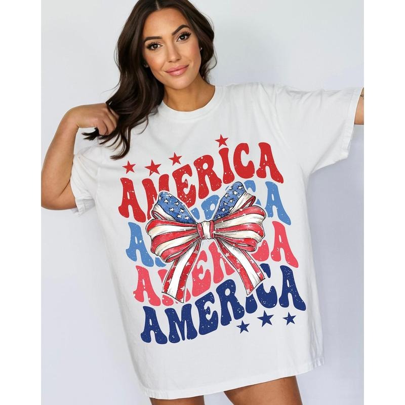Coquette American Flag Shirt Coquette 4th July Shirt 4th July Sublimation America American Flag Sublimation Sublimation T-Shirts, Hoodie, Sweatshirt