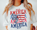 Coquette American Flag, 4th Of July, Fourth Of July Print T-Shirt Hoodie, Sweatshirt | GrindPrints.com