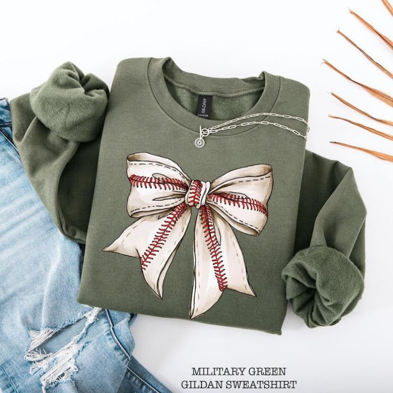 Coquette Baseball Baseball Mom Shirt Game Day Shirt Fall Baseball Season Baseball Bow Shirt T-Shirts, Hoodie, Sweatshirt