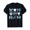 Coquette Bow Cute Teeth Dentist Squad Dental Assistant T-Shirt Made in USA Hoodie, Sweatshirt | GrindPrints.com