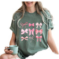 Coquette Bow T Shirt, Pink Bow Shirt, Cute Ribbon Shirt, Pink Ribbon Bow Shirt, Trendy Y2k Shirt, Unisex T-Shirt, Gifts...