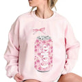 Coquette Diet Coke Sweatshirt, Floral Diet Coke Shirt, Cute Baby Pink Bow Tee, Trendy Soda Can With Roses, Fun Coke Lover...