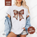 Coquette Football Bow Shirt Gildan, Trendy Women's Tee, Cute Women's Tshirt Plus Sizes Hoodie, Sweatshirt | GrindPrints.com
