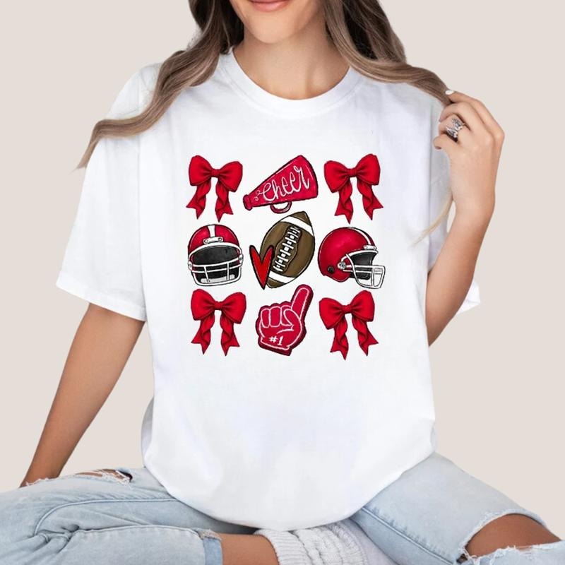 Coquette Game Day Shirt, Game Day Tee, Football Mom Shirt, Spirit T Shirt, Sports Mom Shirt, Team Spirit, School Spirit...