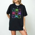 Coquette Halloween Neon T-Shirt, Halloween Ghost Neon T-Shirt, Halloween T-Shirt, Spooky Season T-Shirt, Social Club...