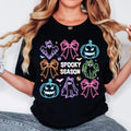 Coquette Halloween Spooky Season Shirt, Halloween Ghost Neon Sweatshirt, Halloween Mama Tee, Social Club Shirt, Girly...