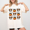 Coquette Halloween pumpkin Comfort Colors Shirt, Halloween Pumpkin Graphic Tee, Pumpkin Season Fall Unisex Shirt, Fall...