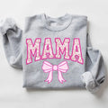 Coquette Mama Design Sweater, Mama Gift Sweater, Pink Mama, Soft Girl Era, Pink Bow Sweater, Aesthetic, Coquette Shirt...