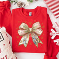 Coquette Nativity Scene Sweatshirt, Coquette Bow Jesus Shirt, Nativity Christmas Sweatshirt Hoodie | GrindPrints.com