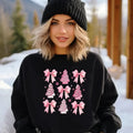Coquette Pink Christmas, Coquette Pink Bow, Christmas Tree, Retro Holidays, Girly Xmas, Christmas Shirts for Women, Retro...