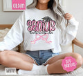 Coquette Senior Sweatshirt, Cute Graduation Sweater, Trendy Bow Crewneck, Gift for Her T-Shirts, Hoodie | GrindPrints.com