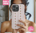 Coquette Strawberry Phone Case, Pink Phone Case Mag Safe Compatible, Magnetic Tough Cases T-Shirts, Hoodie, Sweatshirt