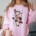 Coraline And Cat Shirt, Coraline Movie Shirt, Spooky Movie Shirt, Funny Coraline Shirt, Trendy Coraline Gift Hoodie,...