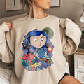 Coraline Cartoon Graphic Sweatshirt, Coraline Horror Movies, Coraline Sweatshirt Hoodie, Halloween Movies, Christmas...