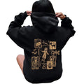 Coraline Hoodie, Coraline Cat Hoodie, Button Eyes Sweatshirt, Dreaming Shirt, Coraline Jones Tee Piece Retro Casual...