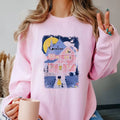 Coraline Pink Palace T-shirt, famous horror movies tshirt, Horror Character Shirt, Halloween Crewneck Sweatshirt Sweaters...