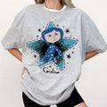 Coraline Stars Womens T-Shirt Plus Size, Movie Shirt, Trendy Sweatshirt, Gift for friend Hoodie | GrindPrints.com