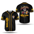 Corona Beer Baseball Jersey, Celebra Día de los Muertos Gift for Beer Lover, Funny Calavera Beer Jersey Shirt, Gift for...