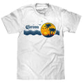 Corona Beer Palm Tree T-Shirt - White Hoodie, Sweatshirt | GrindPrints.com