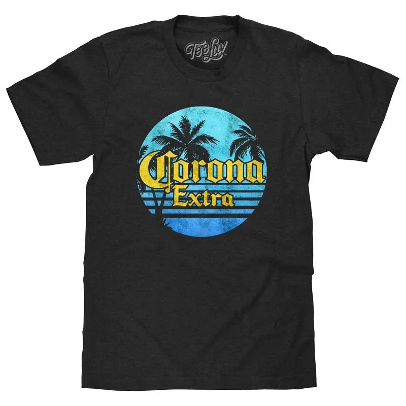 Corona Extra T-Shirt - Black Hoodie, Sweatshirt | GrindPrints.com