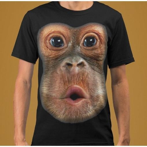 Monkey Belly Shirt / Costume Shirt Out of Pocket Humor T-shirt Funny Saying Edgy Joke Y2k Trendy Halloween Viral Gift for...