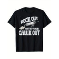 [Cotton Construction Worker Tee] 100% Cotton Rock Out With Your Caulk Out Construction Worker TShirt - Gift T-Shirt for...