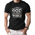 [Cotton Jesus Cross Tshirt] Pure Cotton Comfort Fit Jesus Cross Fashion Letters Men's Tshirt Made in USA Hoodie, Sweatshirt