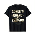 Cotton Short Sleeve T-Shirt Chubby, Handsome and Awesome - Funny Mexican sweatshirt Hoodie | GrindPrints.com