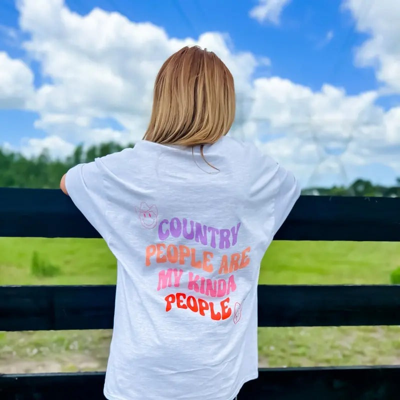 Country People Graphic Tee Hoodie, Sweatshirt | GrindPrints.com