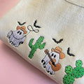 Country ghost embroidered sweatshirts, Halloween sweatshirts, spooky season shirts, women's sweatshirts Womenswear Unisex...