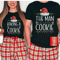 Couple Pregnancy Announcement Christmas Shirts, Funny Pregnancy Christmas Matching TShirts for Couples, Pregnant Couple...