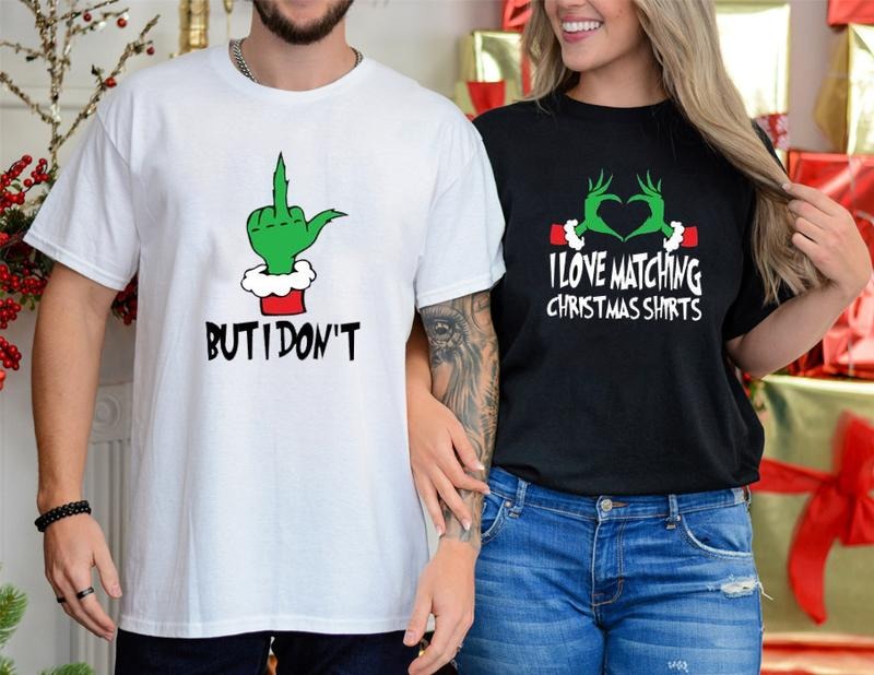 Couples Party Shirt I Love Matching Shirts But I Don' Matching Wife Husband Xmas Couples Shirt T-Shirts, Hoodie, Sweatshirt