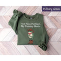 Cowboy Frog Shirt, Not Now Partner My Tummy Hurts, Funny Meme Sweatshirt, Funny Animal Shirt, Western Graphic T-shirt,...