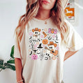 Cowboy Ghost sweatshirt, Ghost Collage Sweatshirt, Halloween Shirt, Cute Western Cowboy Ghost Shirt, Southern Twang Mini...