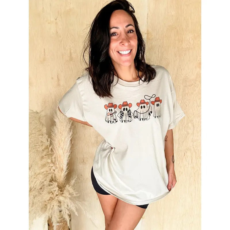 Cowboy Ghosts Graphic Top T-Shirts, Hoodie, Sweatshirt | GrindPrints.com
