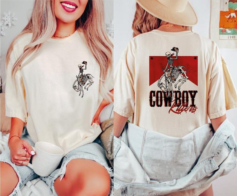 Cowboy Killers Shirt, Western Cowboy Shirt, Western Skeleton Tee, Western Rodeo Shirt, Howdy Cowgirl Tee, Unisex T-Shirt,...