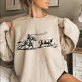 Cowboy Roping Western Sweatshirt, Cowboy Roping Hoodie, American Western Sweatshirt, Rodeo Gift Shirt, Country Girl...