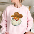 Cowboy Vintage Santa Sweatshirt, Christmas Sweatshirt, Funny Vintage Santa Shirt,Christmas Sweatshirt for Woman, Vintage...