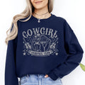 Cowgirl Cocktail Club, Western, Country Sweatshirt, Crew Neck, Women's, Crewneck T-Shirts, Hoodie | GrindPrints.com