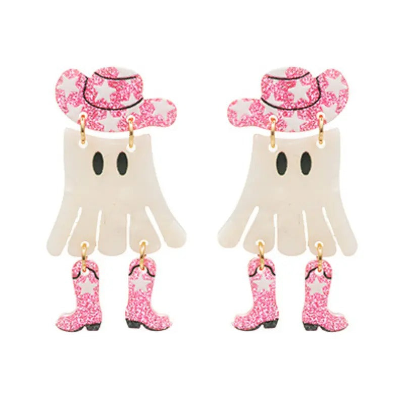 Cowgirl Ghostie Earrings T-Shirts, Hoodie, Sweatshirt | GrindPrints.com