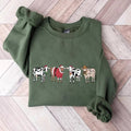 Cows Christmas Sweatshirt, Hoodie, Tshirt, Cute Christmas 2024 Gifts | GrindPrints.com