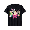 Cozy Comfort | Nana Bunny Rabbit Ears & Bow Mother's Day T-Shirt