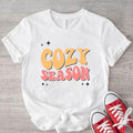 Cozy Season Thanksgiving Shirt Retro Fall Lover Weather Shirt Halloween T-Shirts, Hoodie, Sweatshirt