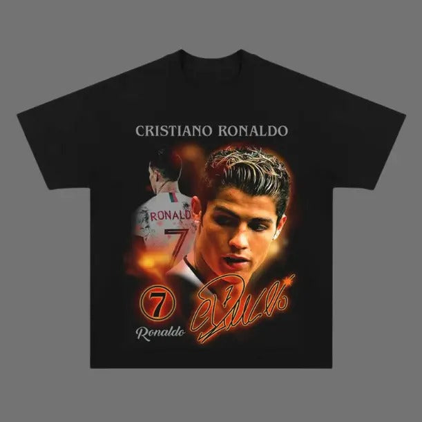 Cr7 T-Shirt, Ronaldo Vintage Tee, Unisex Soccer Shirt, Sport Graphic Tees, Menswear Womenswear Streetwear Hoodie, Sweatshirt