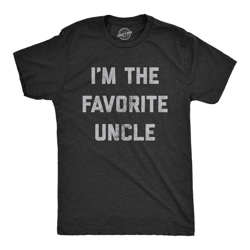 Crazy Dog Mens Funny Uncle T Shirts Sarcastic Family Tees for Guys Hoodie, Sweatshirt | GrindPrints.com