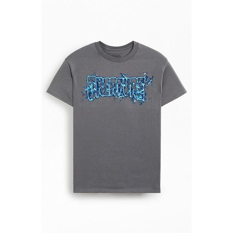 Creature Men's Inferno Logo Outline T-Shirt - Multicolor Hoodie, Sweatshirt | GrindPrints.com