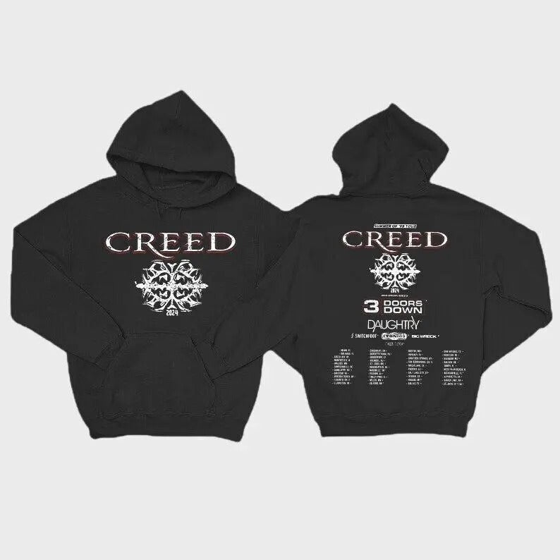 Creed 2024 Tour Summer Of '99 Tour Shirt Unisex Crewneck hoodie, Hoodies For Men and Women Sweatshirt | GrindPrints.com