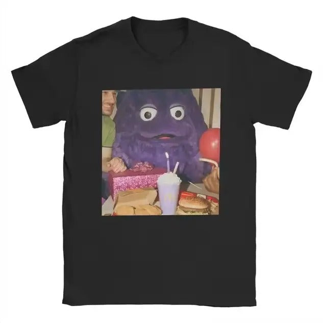 Creepiest Grimace Birthday T-Shirt Featuring Casual Design Hoodie, Sweatshirt | GrindPrints.com